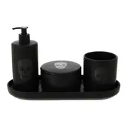 KIT BANCADA 4 PEÇAS CAVEIRA - PRETO - Foto 1
