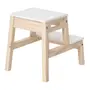 BANCO ESCADA PALETBOX - NATURAL WASHED/BRANCO - Foto 4