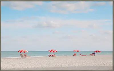 QUADRO MIAMI BEACH I 80 CM X 50 CM