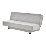 SOFÁ-CAMA 3 LUGARES OTO - DOUCEUR CINZA CLARO - Foto 2