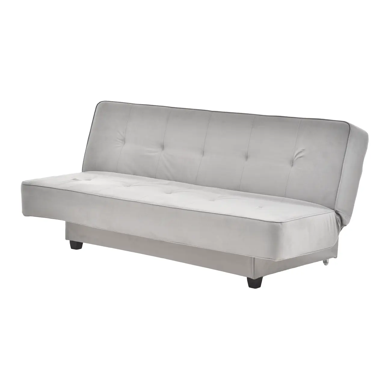 SOFÁ-CAMA 3 LUGARES OTO - DOUCEUR CINZA CLARO - Foto 2