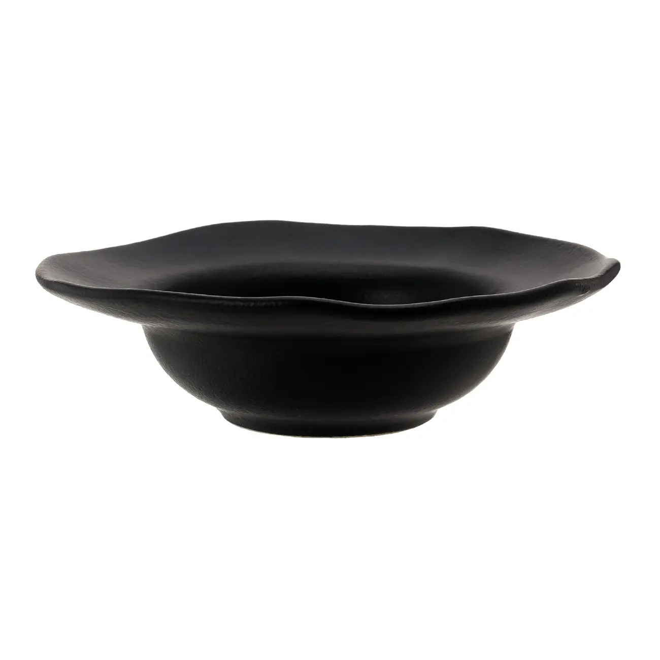 PRATO DE ENTRADA/SOBREMESA 19 CM GEO - PRETO FOSCO - Foto 1