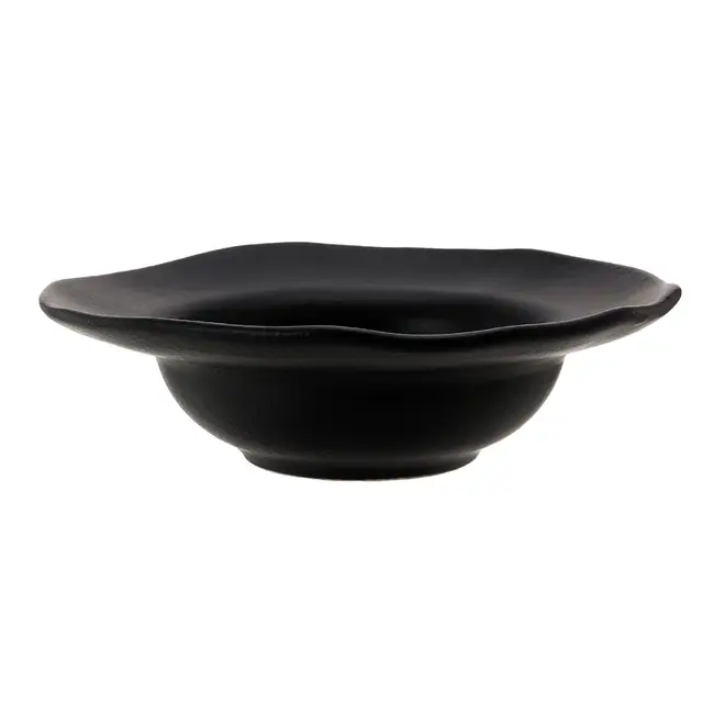 PRATO DE ENTRADA/SOBREMESA 19 CM GEO - PRETO FOSCO - Foto 1
