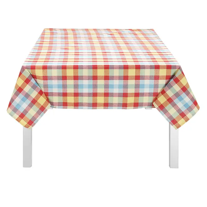 TOALHA DE MESA 1,40 M X 1,40 M COLONIAL - AZUL/MULTICOR - Foto 1