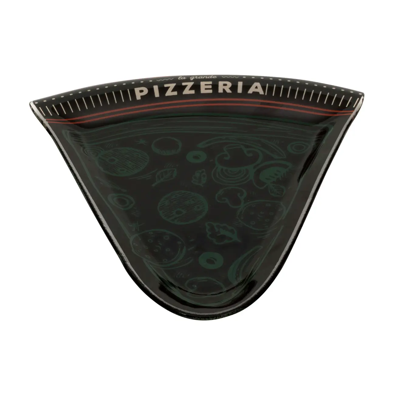 PRATO FATIA LA GRANDE PIZZERIA - ENGLISH GREEN/PRETO - Foto 2