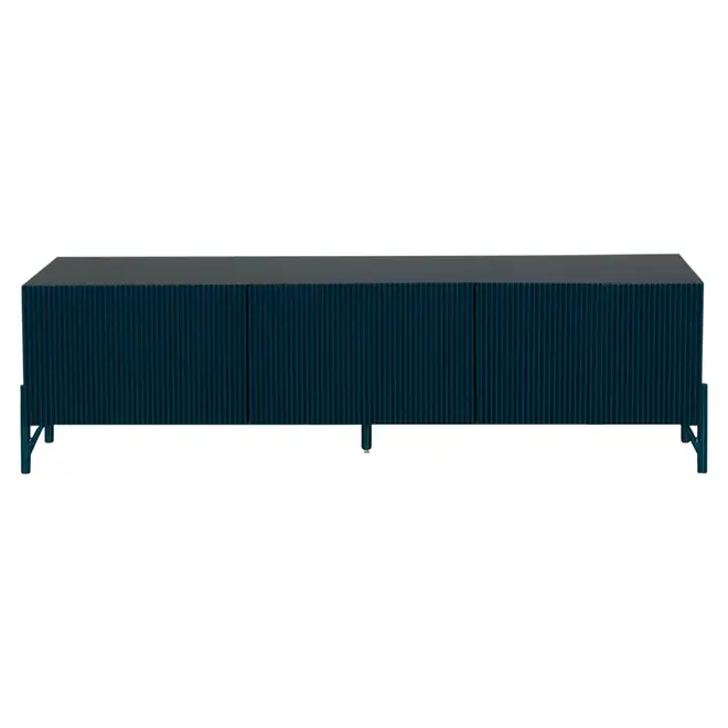 RACK 3 PORTAS 1,60 M X 41 CM LINHAS - GALAXY BLUE/GALAXY BLUE - Foto 1