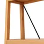ESTANTE 98 CM X 2 M BEAM - AMÊNDOA/PRETO - Foto 5