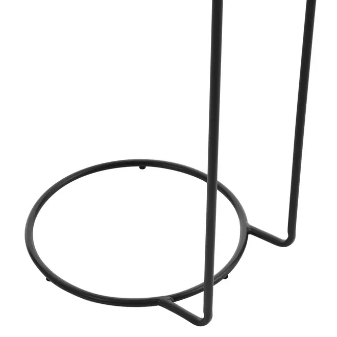 MESA LATERAL 32 CM X 37 CM ORBIT - PRETO/PRETO - Foto 6