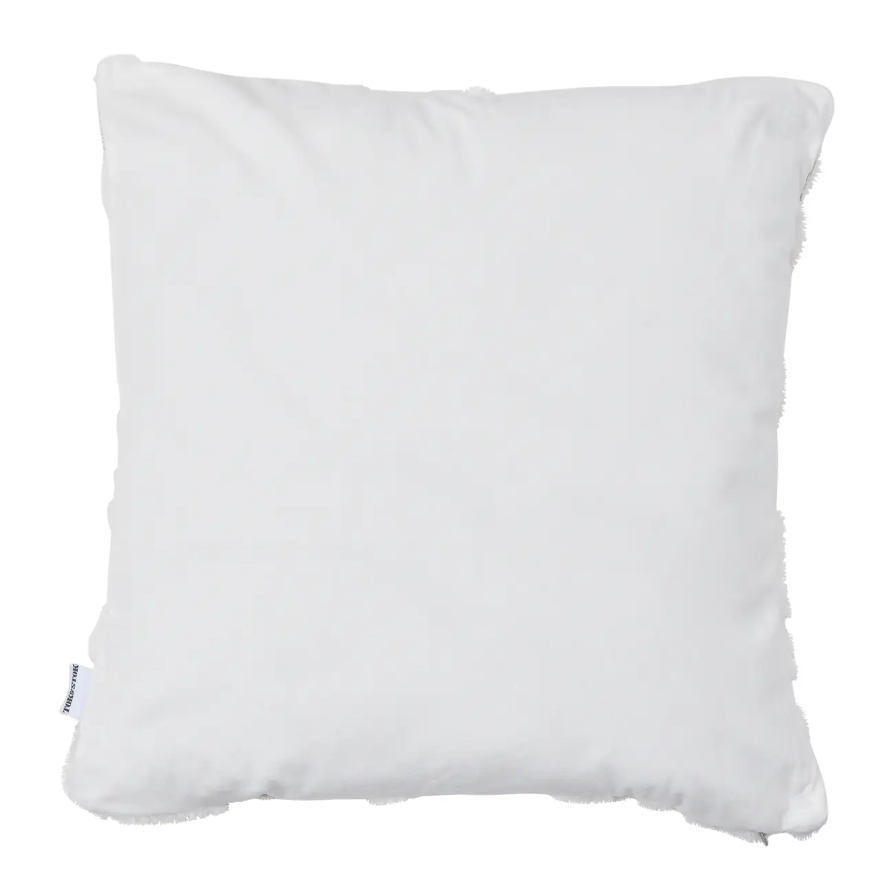 CAPA PARA ALMOFADA 45 CM X 45 CM FLOR DE ALGODÃO - OFF WHITE/ARGILA CRUA - Foto 2