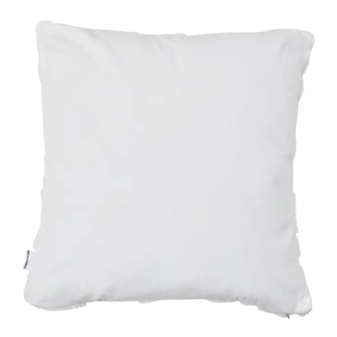 CAPA PARA ALMOFADA 45 CM X 45 CM FLOR DE ALGODÃO - OFF WHITE/ARGILA CRUA - Foto 2