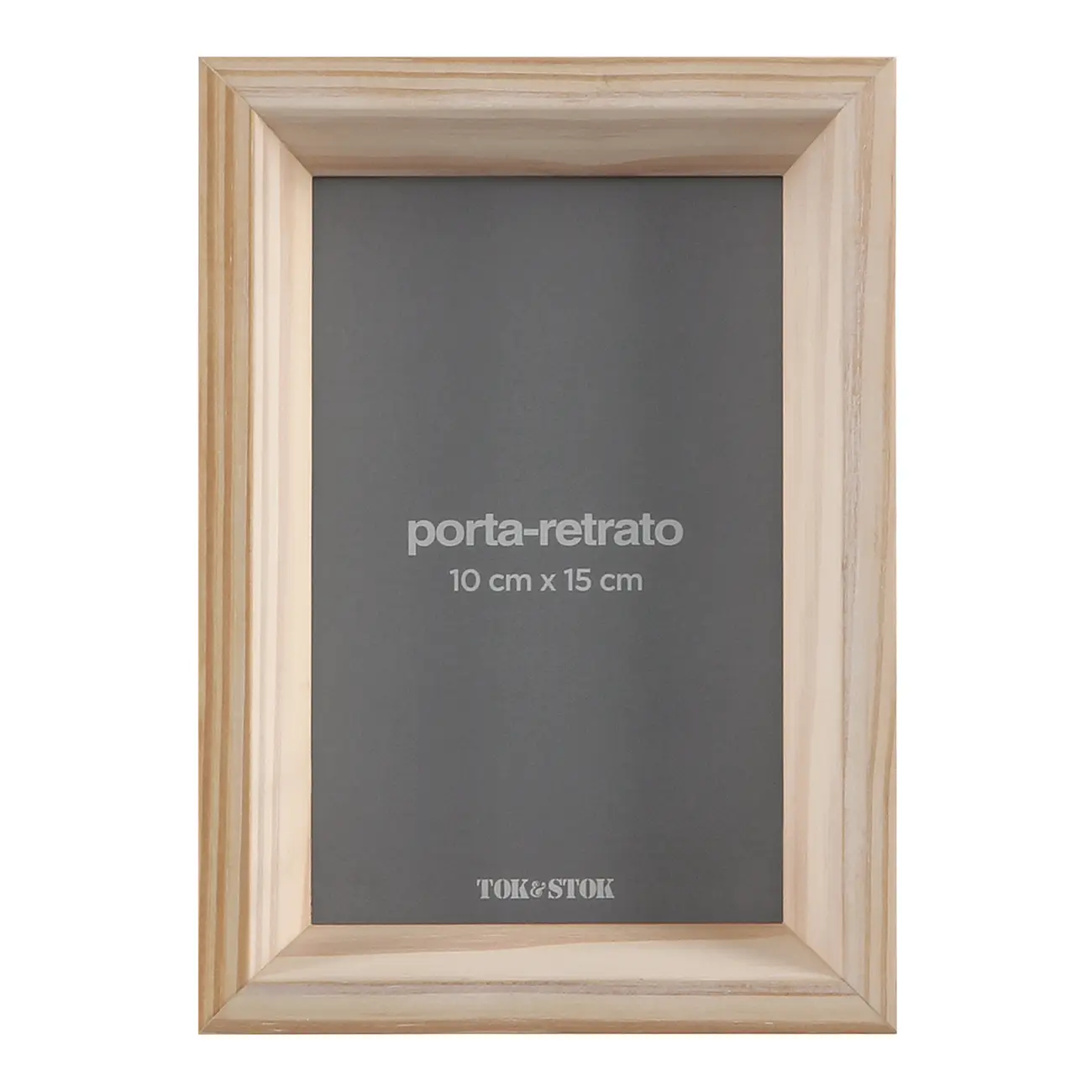 PORTA-RETRATO 10 CM X 15 CM FOCCUS - NATURAL WASHED - Foto 1