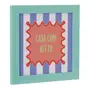 QUADRO 20 CM X 20 CM CIRCUS AFETO - SORBET MENTA/CORES CALEIDOCOLOR - Foto 2