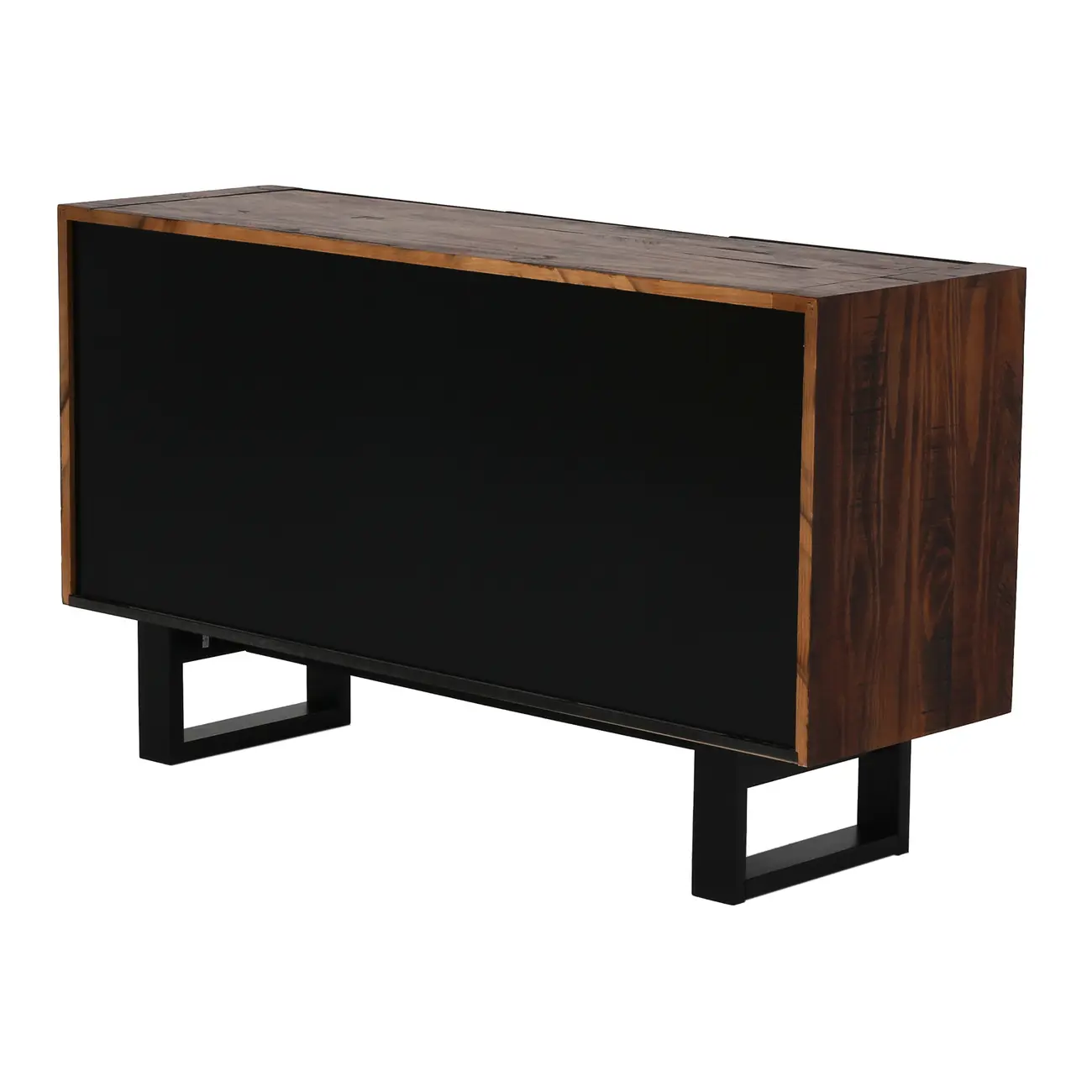 BUFFET 3 PORTAS 1,35 M X 40 CM NIARA - NOZES RÚSTICO/PRETO - Foto 10