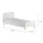 MY LITTLE LOVE CAMA SOLTEIRO 88 CM - BRANCO/NATURAL WASHED - Foto 5