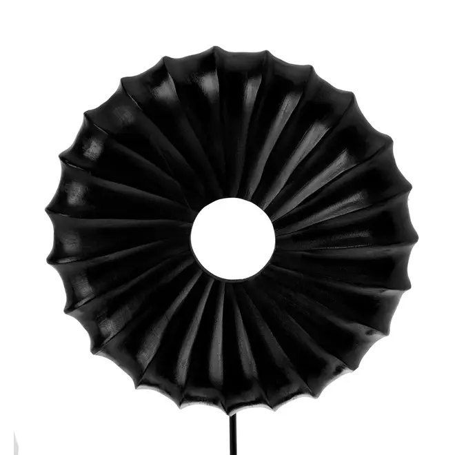 ADORNO EBONY 43 CM MYRR - EBANIZADO/PRETO - Foto 4
