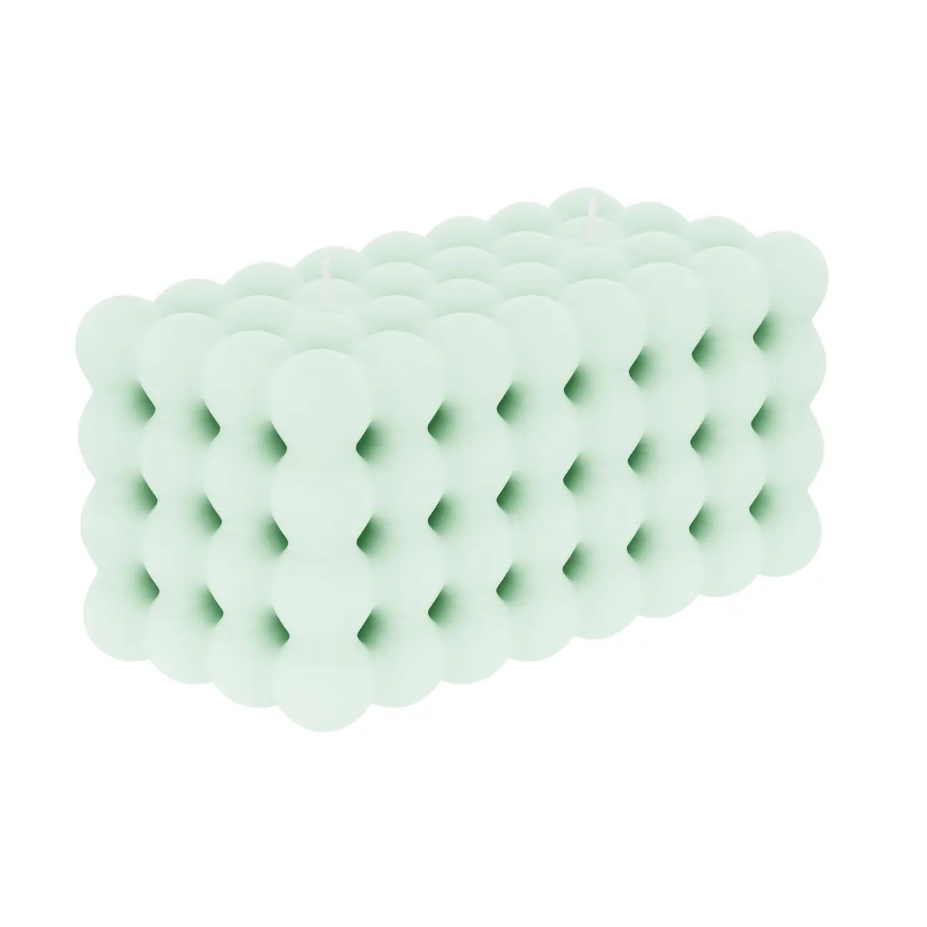 VELA 6 CM X 12 CM FUNNY BUBBLE - SORBET DE MENTA - Foto 4