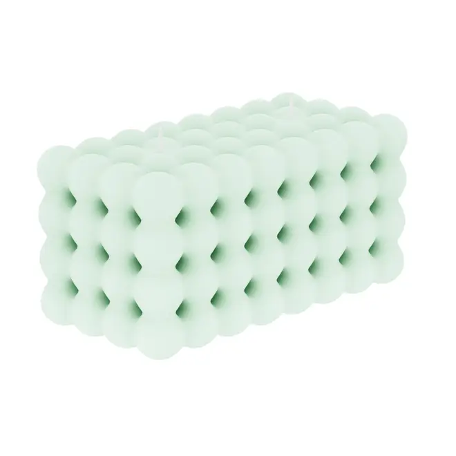 VELA 6 CM X 12 CM FUNNY BUBBLE - SORBET DE MENTA - Foto 4