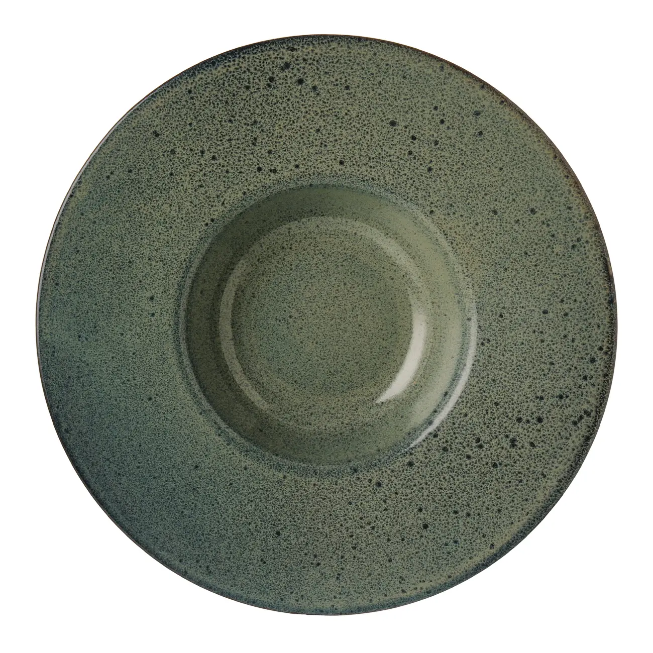 PRATO PARA RISOTO/MASSA LOWER - LODEN GREEN/PRETO - Foto 1