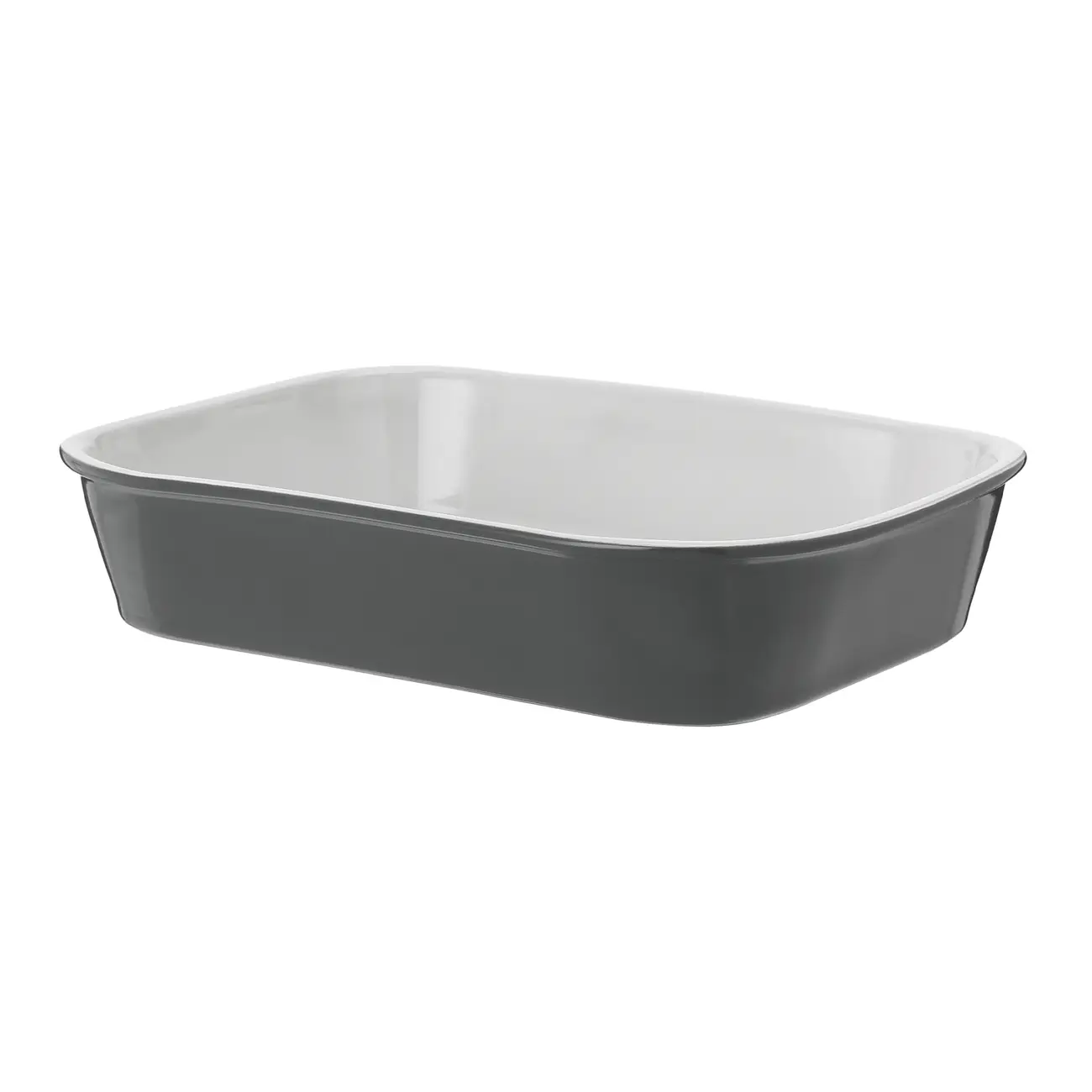 TRAVESSA REFRATÁRIA 29 CM X 21 CM THEVY - KONKRET/BRANCO - Foto 2