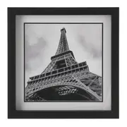 QUADRO 30 CM X 30 CM TOUR EIFFEL - PRETO/BRANCO - Foto 1