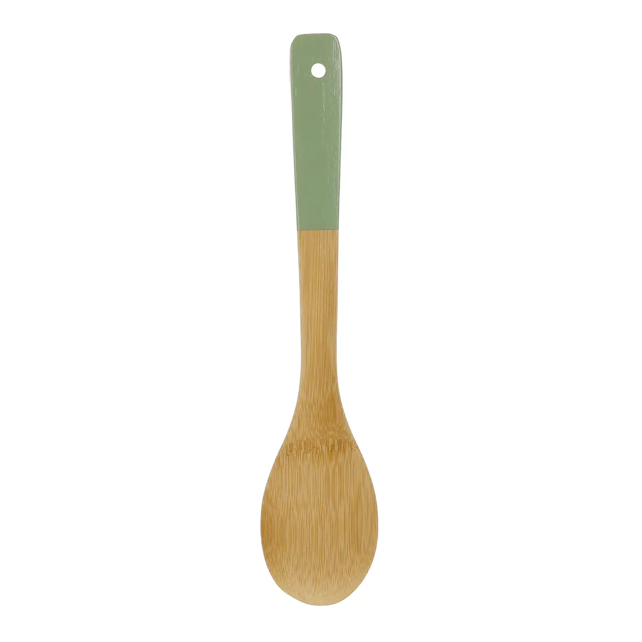 COLHER 30 CM BAMBUMIX - SÁLVIA/NATURAL - Foto 4