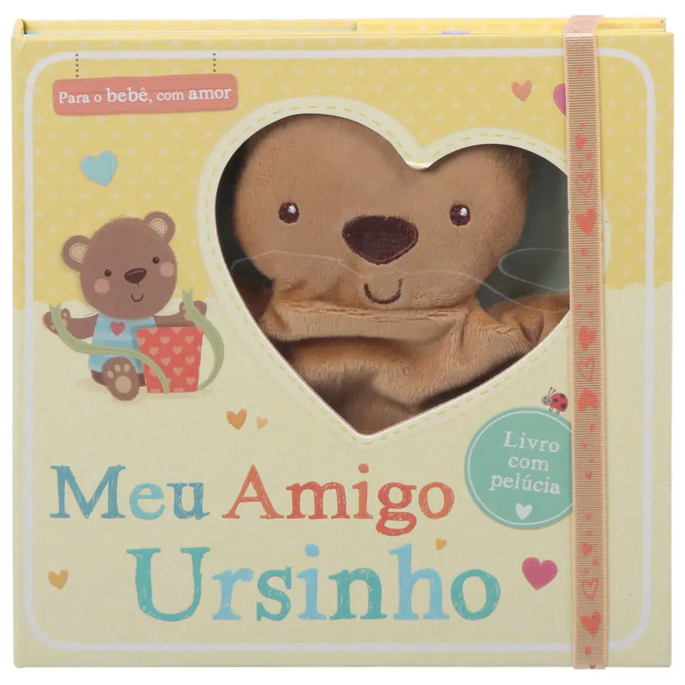LIVRO MEU AMIGO URSINHO COM PELÚCIA LIVRO INFANTIL - MULTICOR - Foto 1