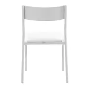 CADEIRA DE JANTAR EMPILHÁVEL TALK - BRANCO/BRANCO - Foto 5