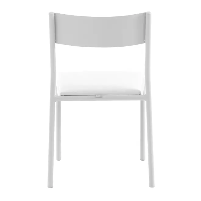 CADEIRA DE JANTAR EMPILHÁVEL TALK - BRANCO/BRANCO - Foto 5