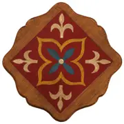 ADORNO DE PAREDE 2 VARIAÇÕES TIRADENTES - AMÊNDOA/MULTICOR - Foto 7