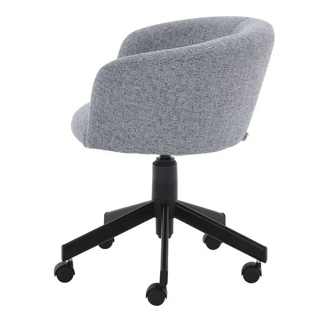 CADEIRA HOME OFFICE RALF - PRETO/CINZA - Foto 4