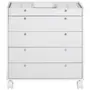 NAMI ESTRUTURA CÔMODA 5 GAVETAS 80X45 - BRANCO - Foto 1