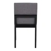CADEIRA DE JANTAR FRAME - PRETO/GRAFITE - Foto 4