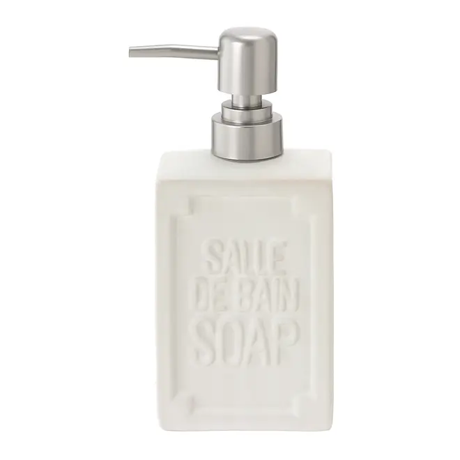 KIT PARA BANCADA 3 PEÇAS SALLE DE BAIN - BRANCO/CROMADO - Foto 3