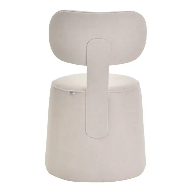 CADEIRA DE JANTAR XEQUE - BOUCLÉ BRANCO - Foto 5