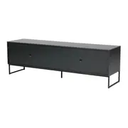 RACK 2 PORTAS DE CORRER/2 GAVETAS 1,80 M X 45 CM STREET - KONKRET/INCOLOR - Foto 10