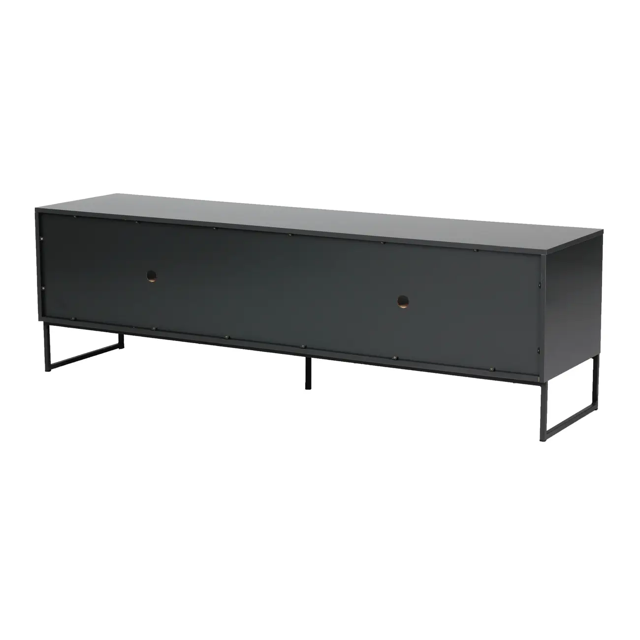 RACK 2 PORTAS DE CORRER/2 GAVETAS 1,80 M X 45 CM STREET - KONKRET/INCOLOR - Foto 10