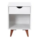 MESA DE CABECEIRA 1 GAVETA COM NICHO LIN