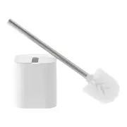 ESCOVA PARA BANHEIRO ZICHY - BRANCO/INOX - Foto 4
