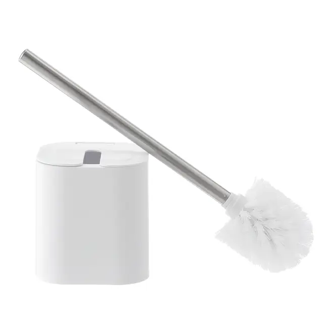ESCOVA PARA BANHEIRO ZICHY - BRANCO/INOX - Foto 4