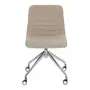 CADEIRA HOME OFFICE CONFIDENT - CROMADO/CAMELO - Foto 2