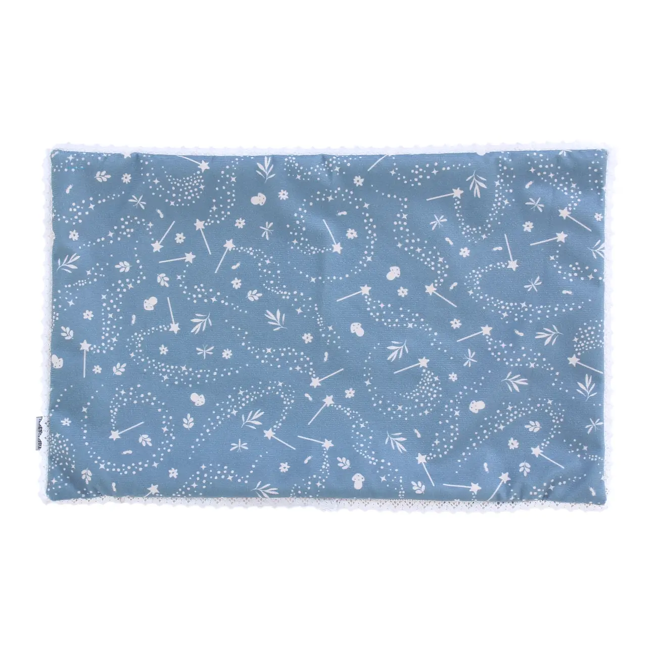 ALMOFADA 50 CM X 30 CM DELICADÊ CADÊ - BLEU CENDRÉ/MULTICOR - Foto 7