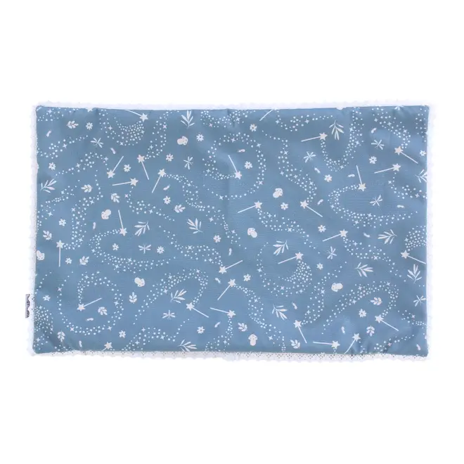 ALMOFADA 50 CM X 30 CM DELICADÊ CADÊ - BLEU CENDRÉ/MULTICOR - Foto 7