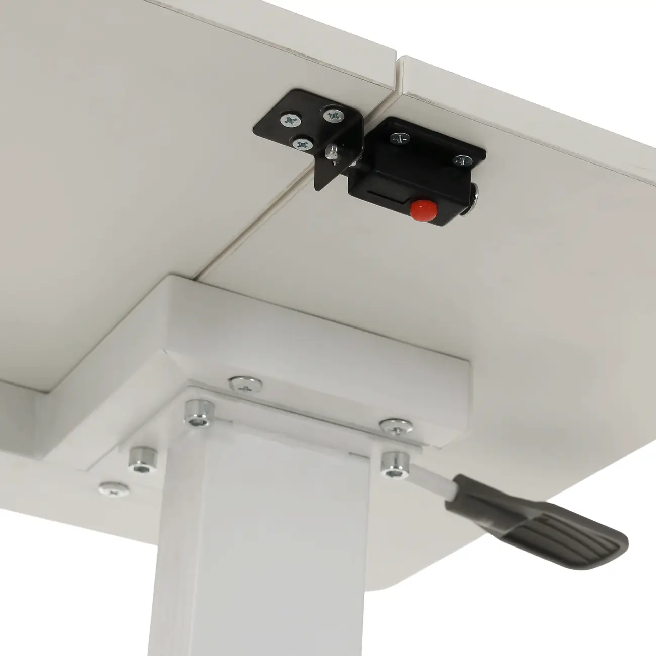 MESA LATERAL REGULÁVEL 80 CM X 40 CM COUCH WORKING - BRANCO/BRANCO - Foto 15
