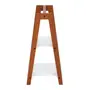 CAVALETE 58 CM X 38 CM BARTÔ I - NOZES/BRANCO - Foto 3