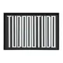QUADRO ESPELHADO 62 CM X 41 CM TUDO OU TUDO - PRETO/BRANCO - Foto 1