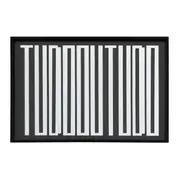 QUADRO ESPELHADO 62 CM X 41 CM TUDO OU TUDO - PRETO/BRANCO - Foto 1