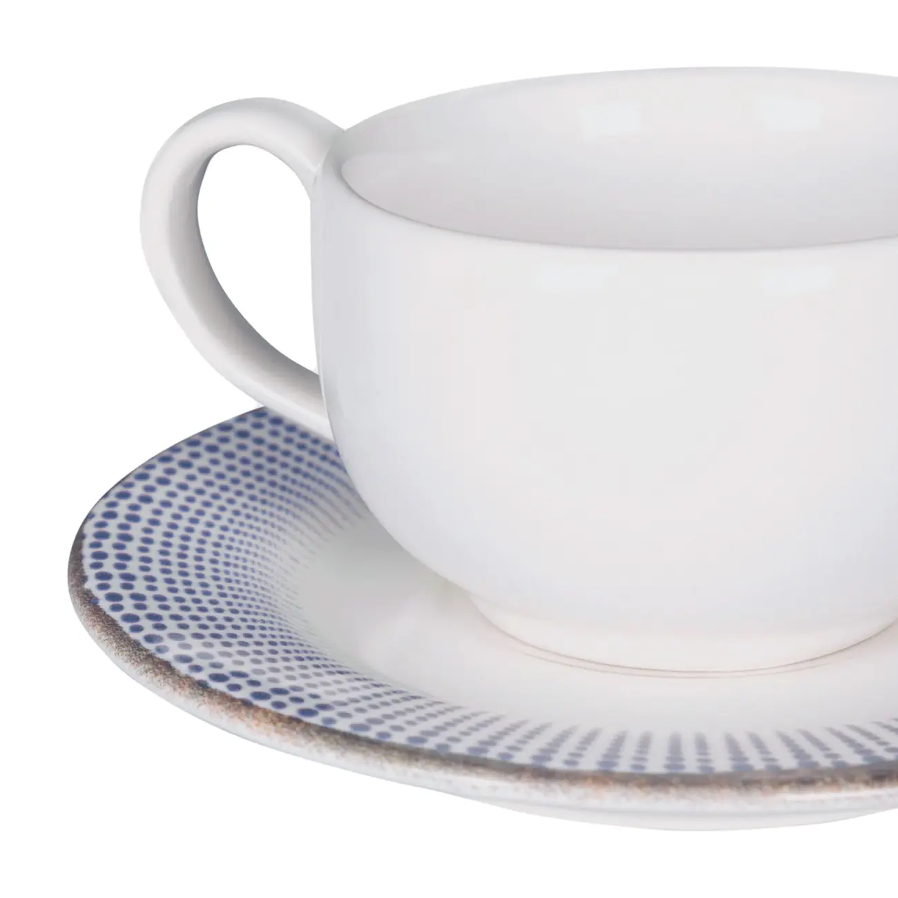 XÍCARA CAFÉ 50 ML SALINA I - BRANCO/AZUL - Foto 5