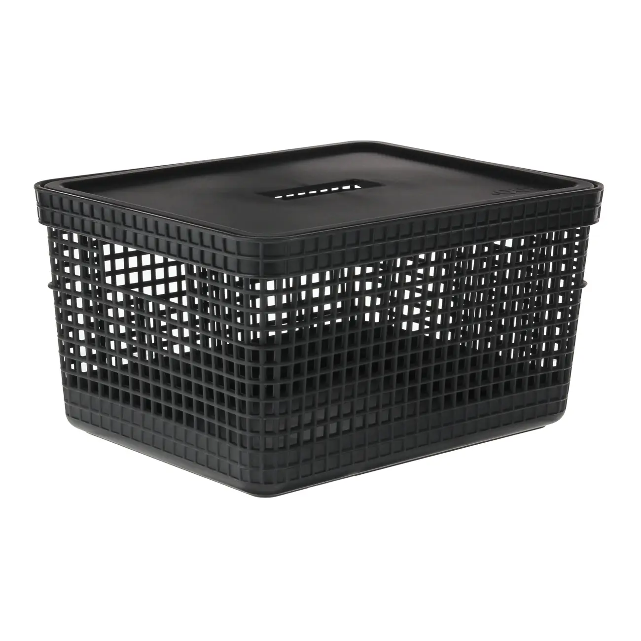 CAIXA 22 CM X 38 CM X 28 CM GRID - PRETO - Foto 1