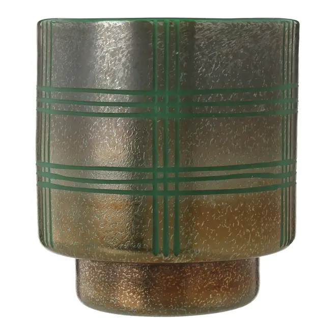 VASO 19 CM WIDLEY - OURO VELHO/ENGLISH GREEN - Foto 3