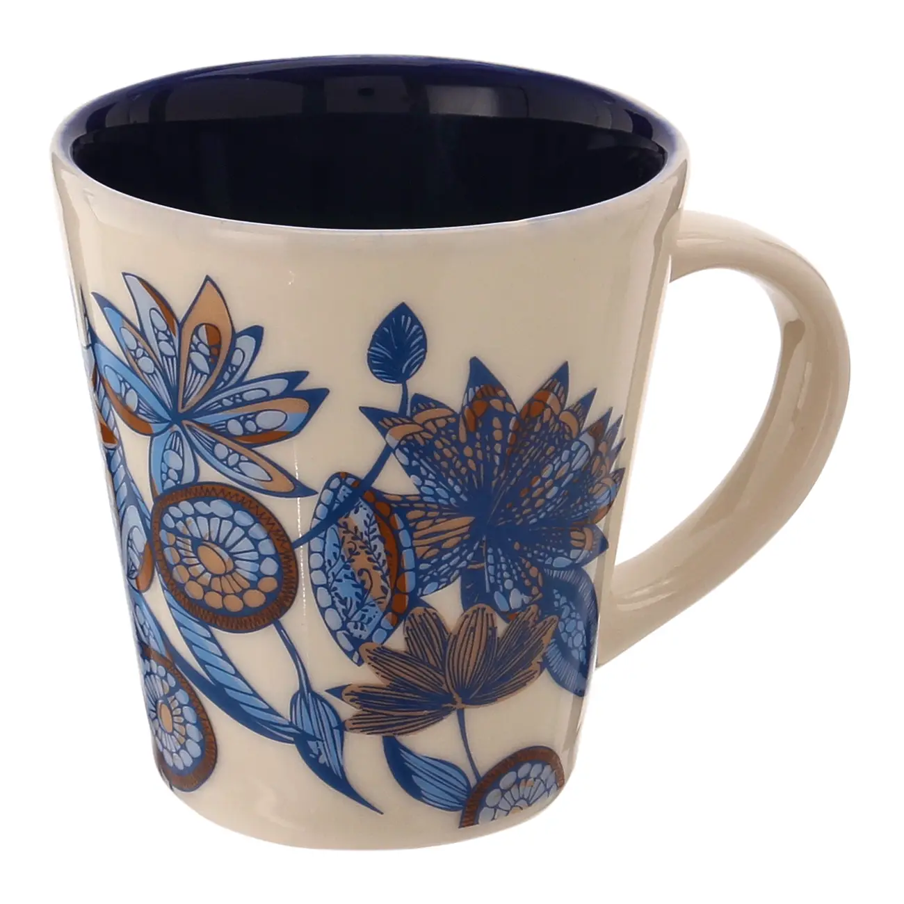 CANECA 250 ML MAR E TERRA - AZUL/MARROM - Foto 3